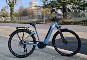 Cresta eUbran NEO Mono  25 km/h 45 cm Bleu Denim Brillant