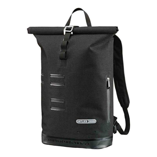 Commuter-Daypack High Visibility 21L Noir Reflective Ortlieb
