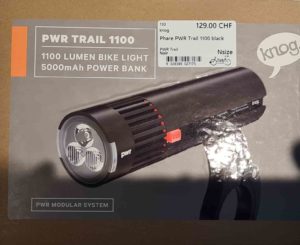Phare PWR Trail 1100 black knog