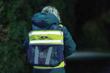 Bande réfléchissante pour sac à dos Lumino Reflex Wrap jaune ABUS