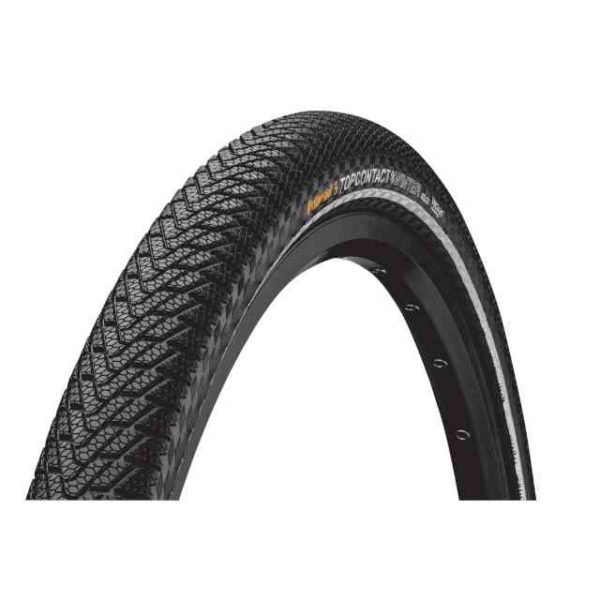 Pneu TopContact Win Pre II 700x35C pliable avec bande réflé. black Continental – Image 2