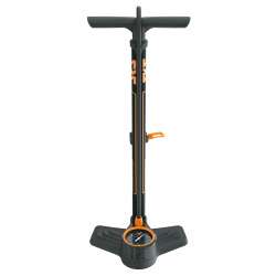 Pompe à pied Airkompressor 10.0 Bars acier multi valve noir/orange SKS