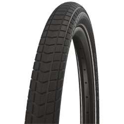 Pneu Super Moto-X 27.5x2.40 rigide avec bande réfléchissante black Schwalbe