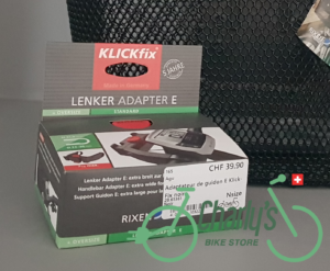 Adaptateur de guidon E Klick-Fix noir Agu