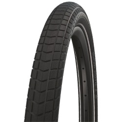 Pneu Super Moto-X 20x2.40 rigide avec bande réfléchissante black Schwalbe