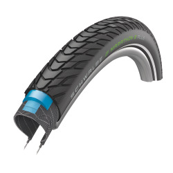 Pneu Marathon E-Plus 700x47C rigide avec bande réfléchissante black Schwalbe