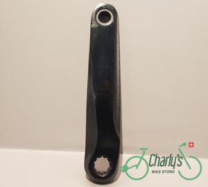 Manivelle 175 mm alu sans vis ISIS noir Bosch