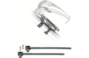 Fixation porte-bidon Vip Universal plastique noir Elite