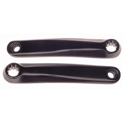 Manivelle 170 mm alu sans vis ISIS noir No Name