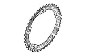 Plateau 105 FC-5703 39 dents D noir Shimano