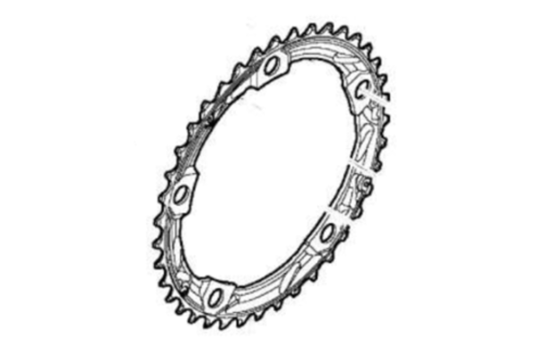 Plateau 105 FC-5703 39 dents D noir Shimano