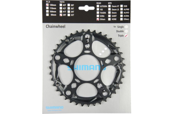 Plateau FC-R563 39 dents D noir Shimano