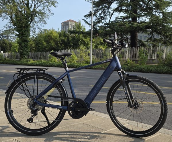 Tour de Suisse Broadway Urban 2025 45 km/h 53 cm Bleu foncé mat